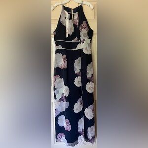 Oleg Cassini Navy blue formal dress